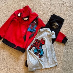 Spider-Man Hoodie and T-Shirt Set